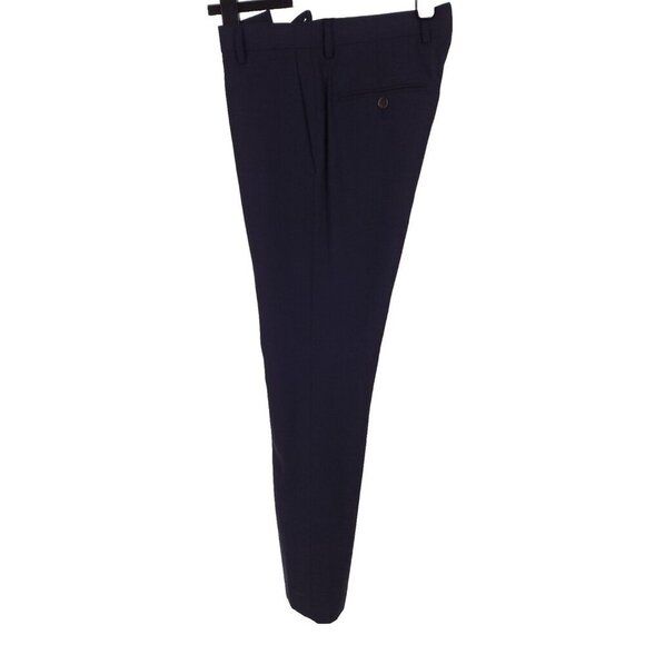 J. Crew Ludlow Slim Fit Traveler Suit Pant Size 28 S Mens Navy Italian Wool $250 - Picture 4 of 9